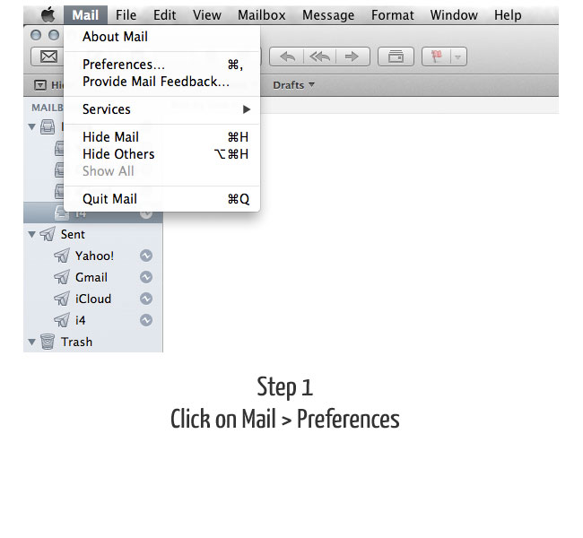 email set up on macmail